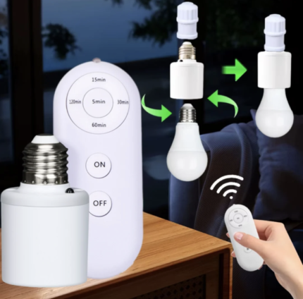 Wireless Remote Control  Bulb Holder